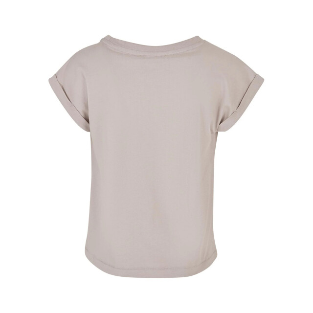 Urban Classics Meisjes biologisch verlengd schouder t-shirt UTTN1003_warmgrey large