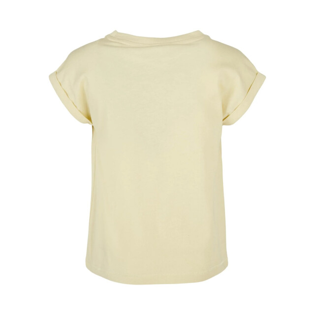 Urban Classics Meisjes biologisch verlengd schouder t-shirt UTTN1003_softyellow large