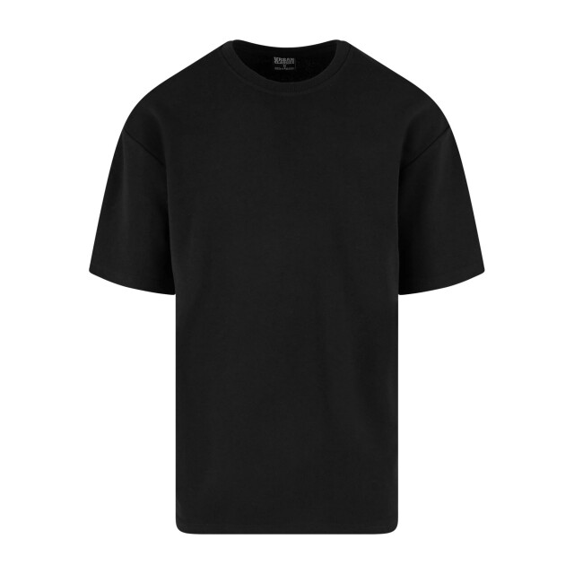Urban Classics Heren terrycloth crew hals t-shirt UTTN1004_black large