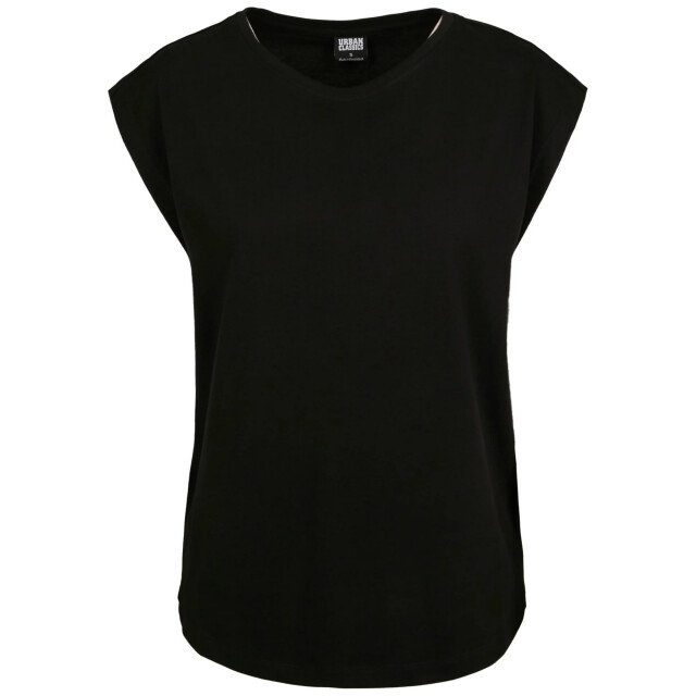 Urban Classics Dames basic gevormd t-shirt UTTN1009_black large