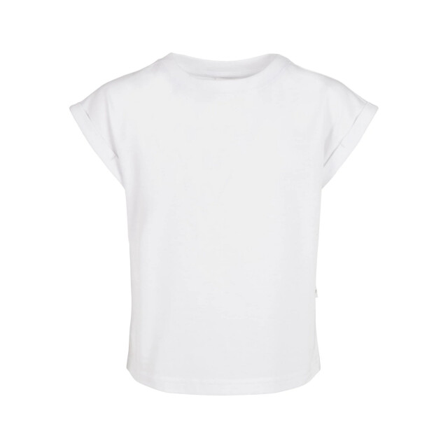 Urban Classics Meisjes biologisch verlengd schouder t-shirt UTTN1003_white large