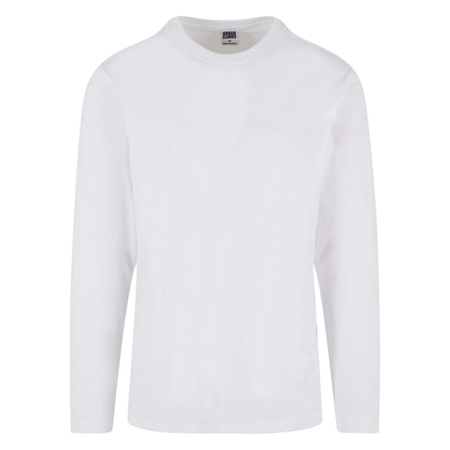 Urban Classics Heren basic t-shirt met lange mouwen UTTN1012_white large