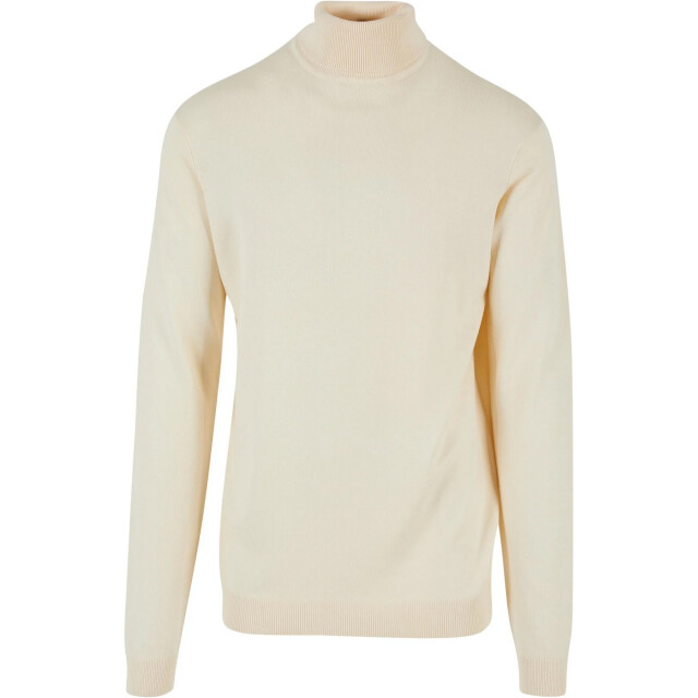 Urban Classics Heren gebreid schildpad hals sweatshirt UTTN1015_whitesand large