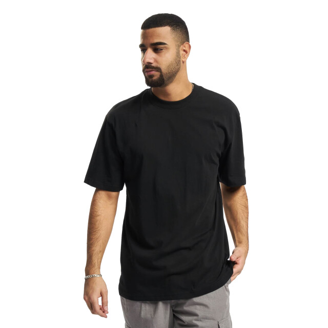 Urban Classics Heren effen tall t-shirt (set van 2) UTTN1013_black large
