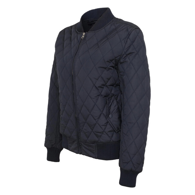 Urban Classics Dames diamond nylon gewatteerd jasje UTTN101_navy large