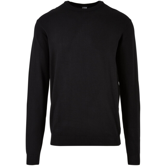 Urban Classics Heren gebreid sweatshirt met ronde hals UTTN1016_black large