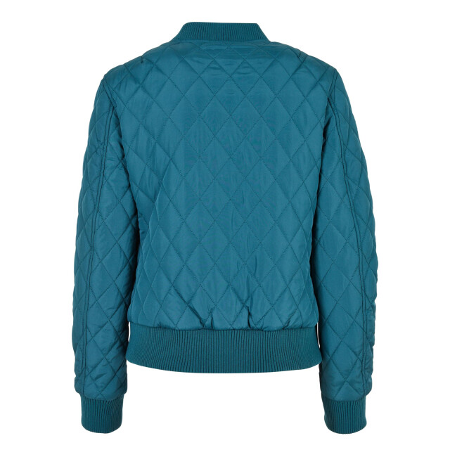 Urban Classics Dames diamond nylon gewatteerd jasje UTTN101_jasper large