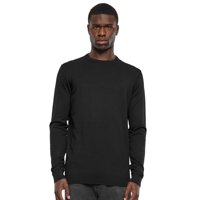 Urban Classics Heren gebreid sweatshirt met ronde hals UTTN1016_black large