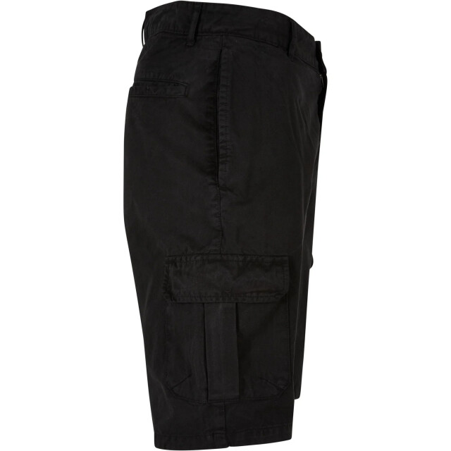 Urban Classics Heren bermuda effen cargo korte broek UTTN1031_black large