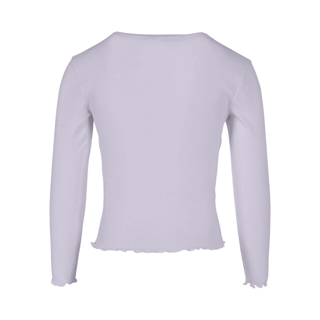 Urban Classics Meisjes t-shirt met korte geribde mouwen UTTN1037_lilac large