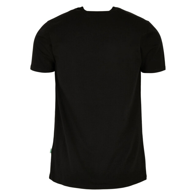 Urban Classics Heren gebreid slim t-shirt UTTN1038_black large