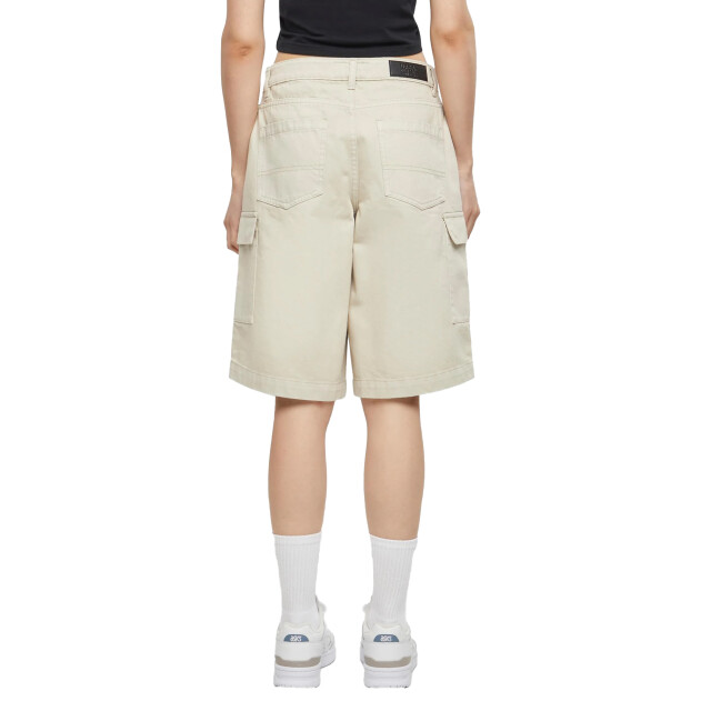 Urban Classics Dames katoenen cargo korte broek UTTN1043_softseagrass large