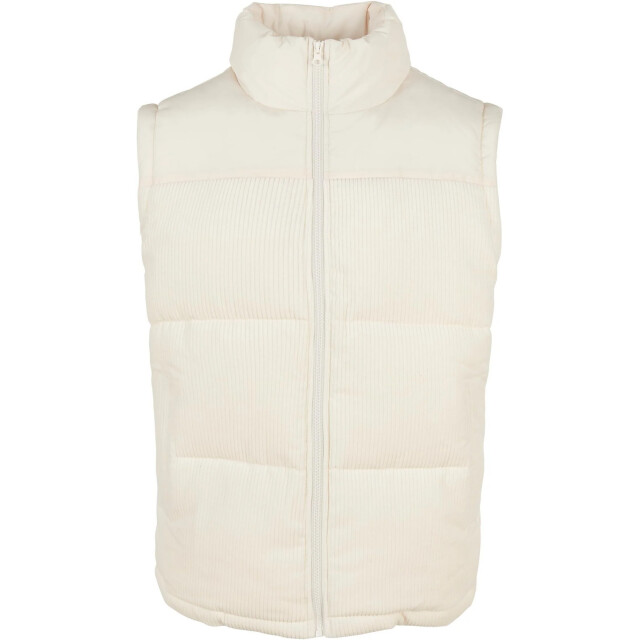Urban Classics Heren koord gilet UTTN1040_whitesand large