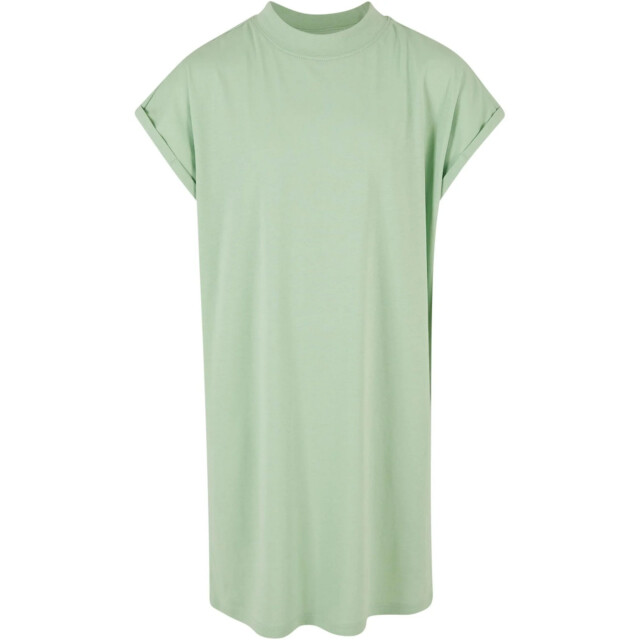 Urban Classics Schildpadhals t-shirt jurk voor meisjes UTTN1044_vintagegreen large