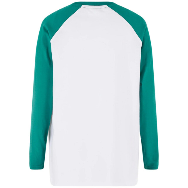 Urban Classics Jongens bio oversized raglan t-shirt met lange mouwen (set van 2) UTTN1045_whiteblackgreen large
