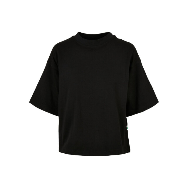 Urban Classics Dames biologisch zwaargewicht t-shirt UTTN1047_black large