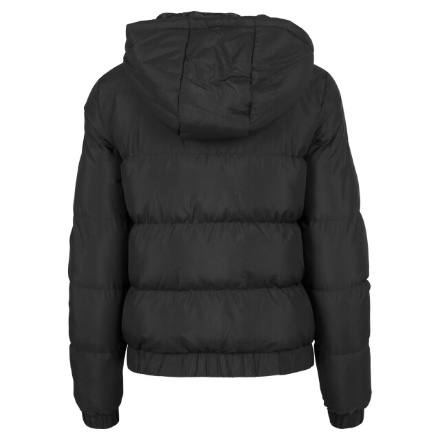 Urban Classics Dames pufferjas met capuchon UTTN1041_black large