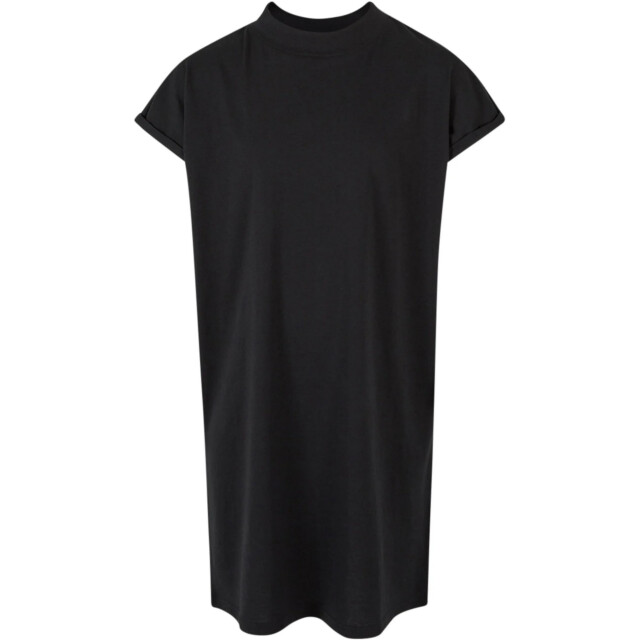 Urban Classics Schildpadhals t-shirt jurk voor meisjes UTTN1044_black large