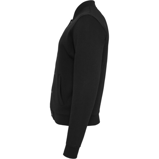 Urban Classics Heren college tweekleurig sweatjack UTTN104_blackblack large