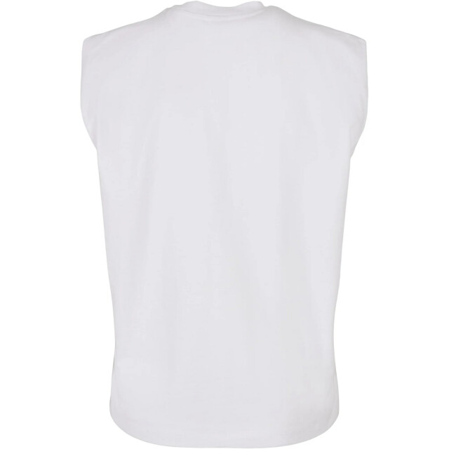 Urban Classics Dames organic gewatteerde schoudertanktop UTTN1050_white large