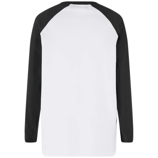 Urban Classics Jongens bio oversized raglan t-shirt met lange mouwen (set van 2) UTTN1045_whiteblackgreen large