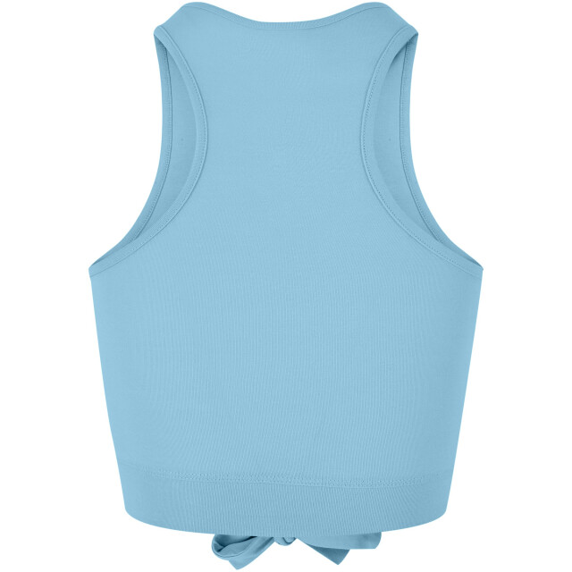 Urban Classics Dames front knot gewaad top UTTN1052_balticblue large