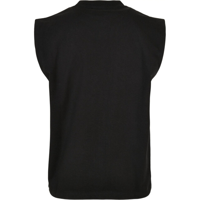 Urban Classics Dames organic gewatteerde schoudertanktop UTTN1050_black large