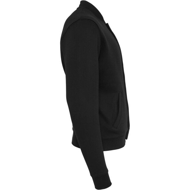 Urban Classics Heren college tweekleurig sweatjack UTTN104_blackblack large