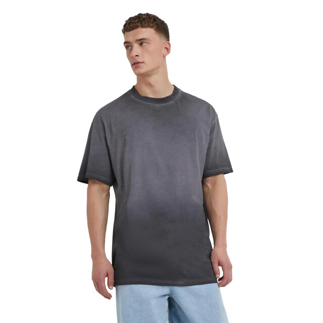 Urban Classics Heren sun bleached oversized t-shirt UTTN1062_black large