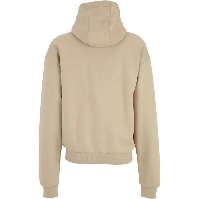 Urban Classics Heren hoge hals full zip hoodie UTTN1057_wetsand large