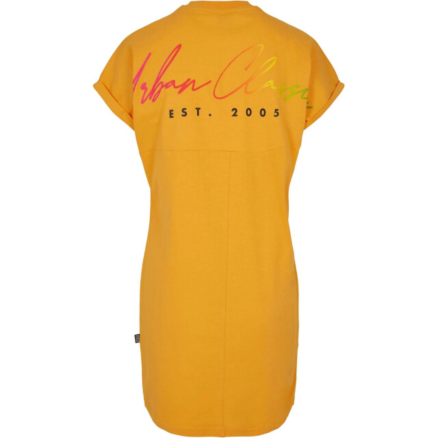 Urban Classics Dames regenboog t-shirt jurk UTTN1063_magicmango large