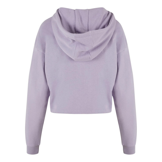 Urban Classics Dames terrycloth lichtgewicht oversized crop hoodie UTTN1066_dustylilac large