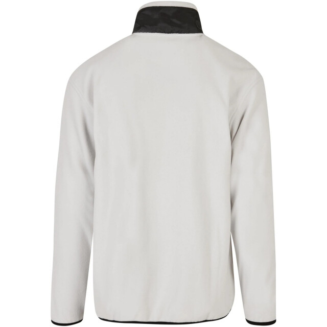 Urban Classics Microfleece jas met contrasterend paneel voor heren UTTN1065_wolfgrey large
