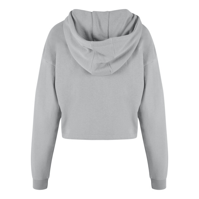 Urban Classics Dames terrycloth lichtgewicht oversized crop hoodie UTTN1066_lightasphalt large