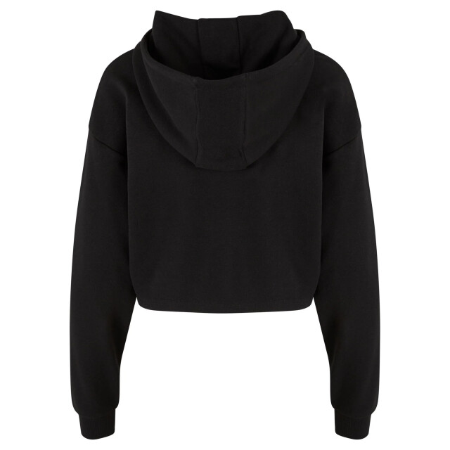 Urban Classics Dames terrycloth lichtgewicht oversized crop hoodie UTTN1066_black large