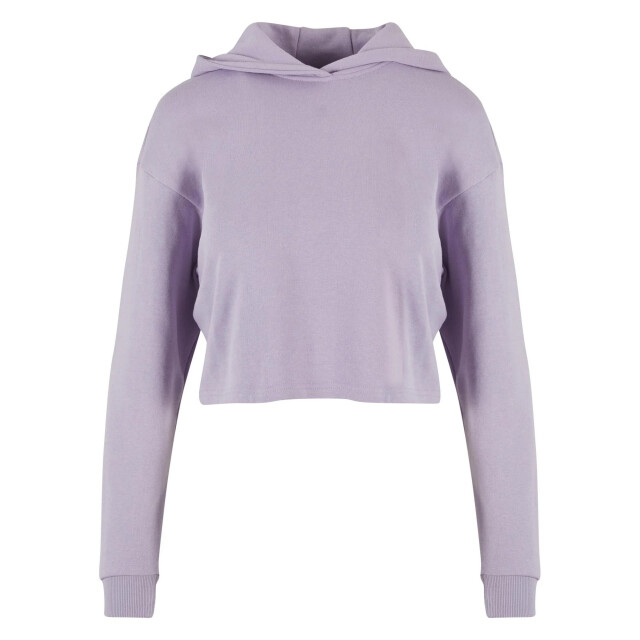 Urban Classics Dames terrycloth lichtgewicht oversized crop hoodie UTTN1066_dustylilac large