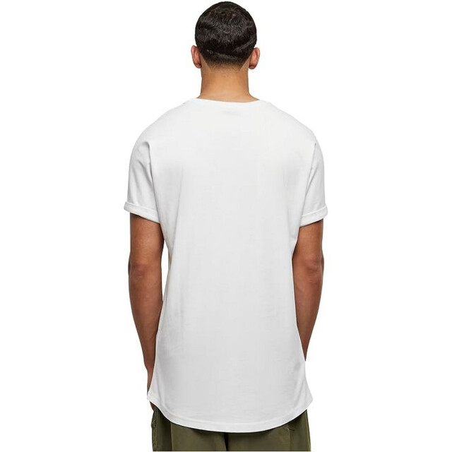 Urban Classics Heren shaped turn up lang t-shirt (set van 2) UTTN1077_white large