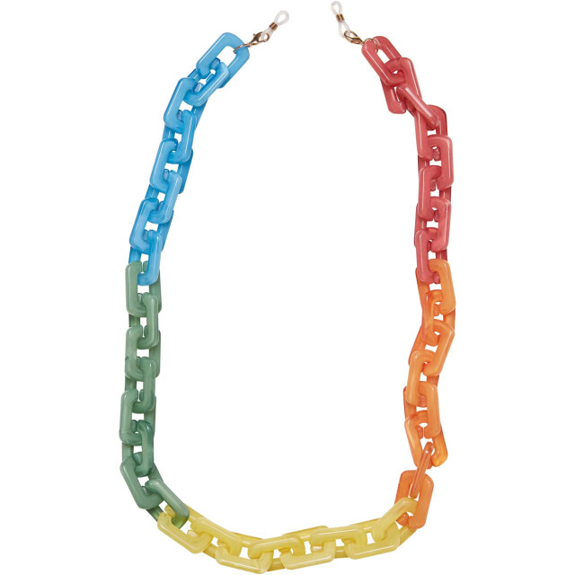 Urban Classics Unisex zonnebril met kleurverloop voor volwassenen ketting UTTN1074_multicoloured large