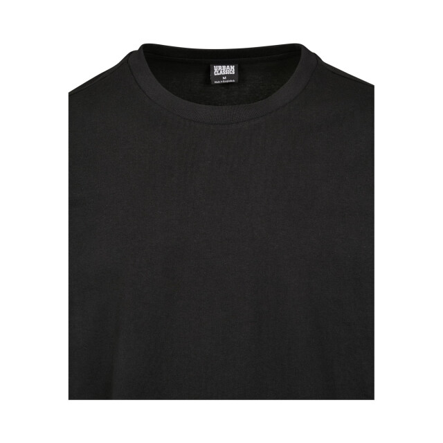 Urban Classics Heren dubbellaags oversized t-shirt met lange mouwen UTTN1075_blackwhite large