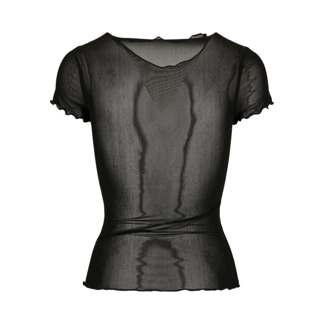 Urban Classics Dames mesh t-shirt UTTN1082_black large