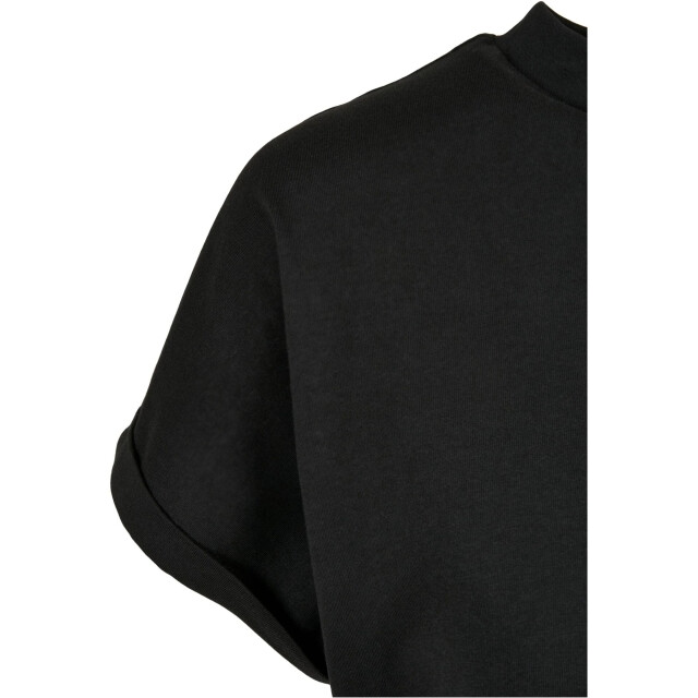 Urban Classics Dames organic cotton cut-on t-shirt jurk UTTN1080_black large