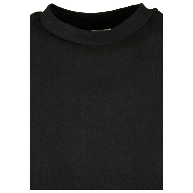 Urban Classics Dames organic cotton cut-on t-shirt jurk UTTN1080_black large
