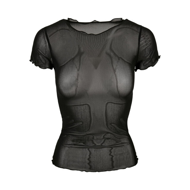Urban Classics Dames mesh t-shirt UTTN1082_black large