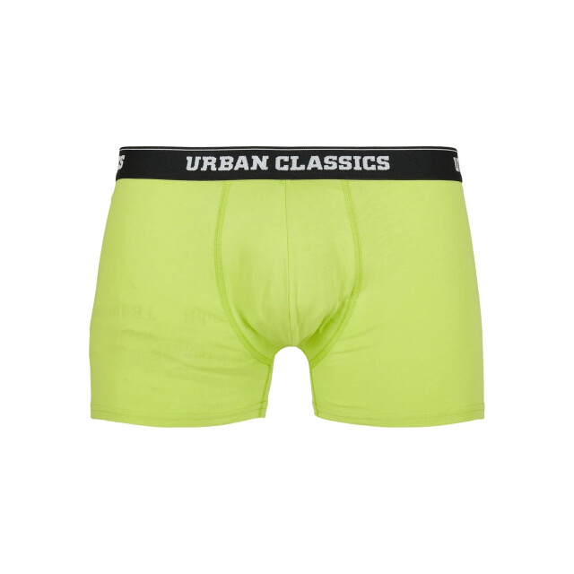 Urban Classics Heren island boxershorts (pack of 3) UTTN1083_blacklimegrey large