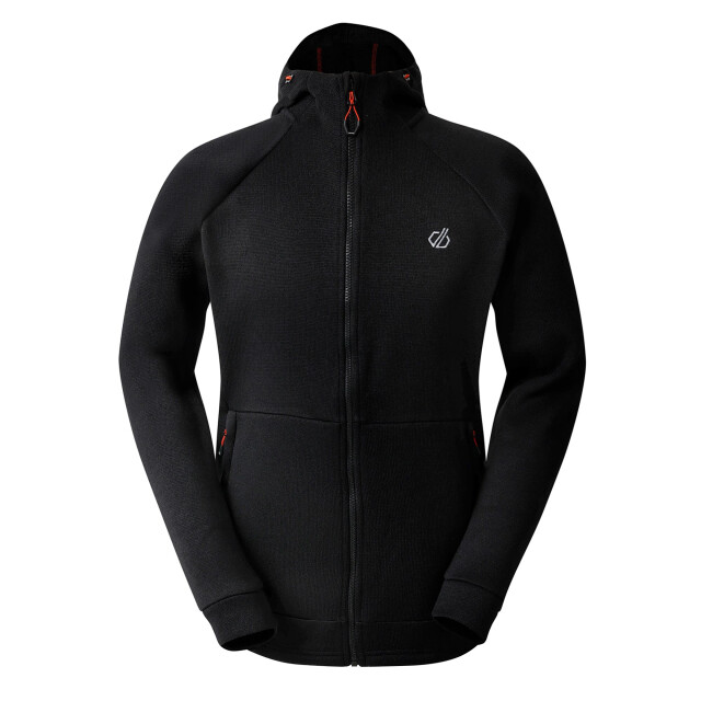 Dare2b Heren shielding fleece hooded jacket UTRG9914_black large