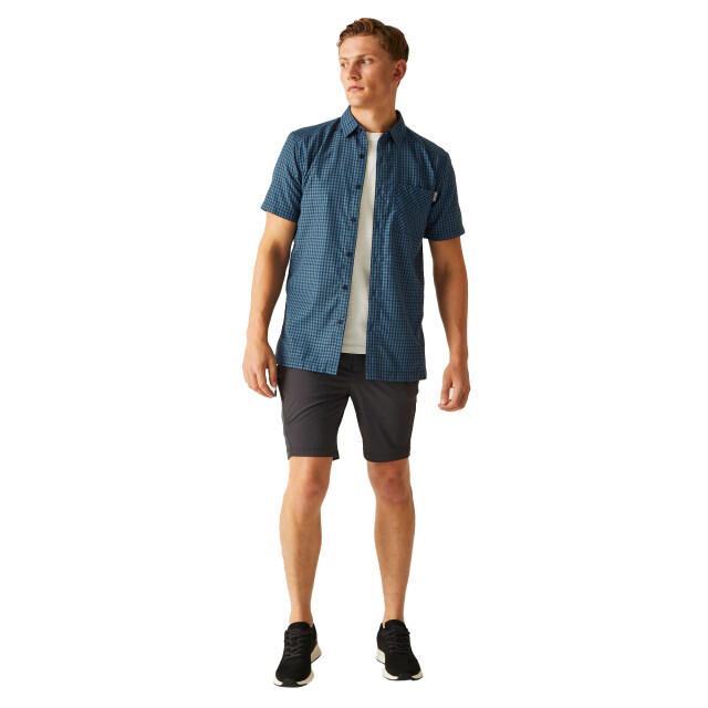 Regatta Heren kalambo viii geruit overhemd UTRG9919_coronetbluemoonlightdenim large