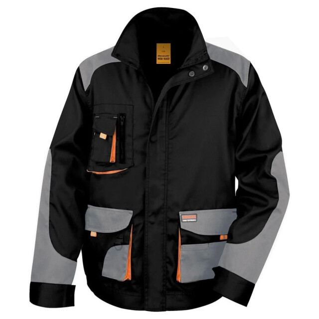 Result Lite jas voor volwassenen UTFK3178_greyblackorange large