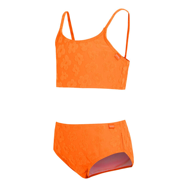 Regatta Meisjes dakaria ii bikini set met bloemen UTRG9868_satsuma large