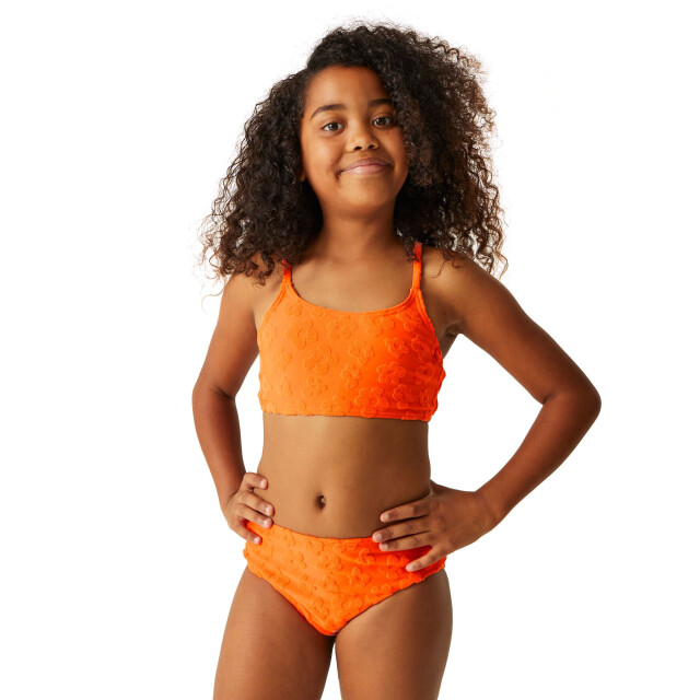 Regatta Meisjes dakaria ii bikini set met bloemen UTRG9868_satsuma large