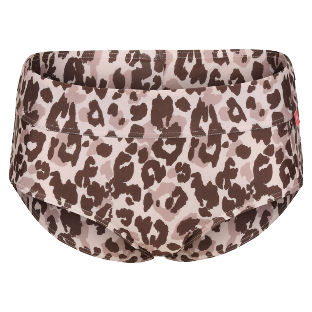 Regatta Dames paloma zwemshort met luipaardprint UTRG9798_brownbeige large